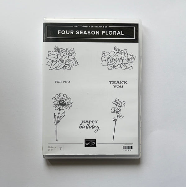 Four Season Floral | Retired Photopolymer Stamp Set | Stampin' Up!