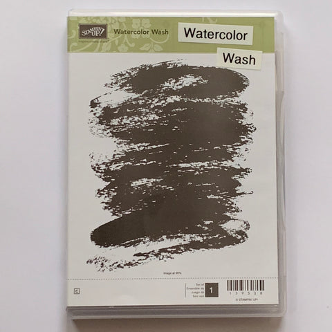 Watercolour Wash | Retired Clear Mount Stamp Set | Stampin' Up!