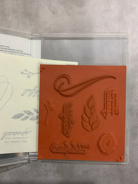 For the Love of Felt | Retired Cling Mount Stamp Set | Stampin' Up!