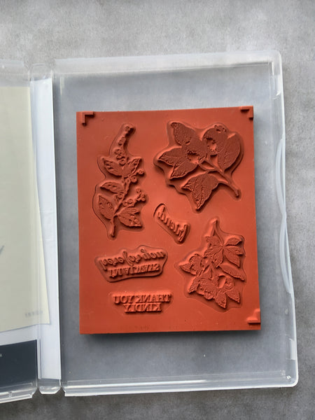 Botanical Prints | Retired Cling Mount Stamp Set | Stampin' Up!