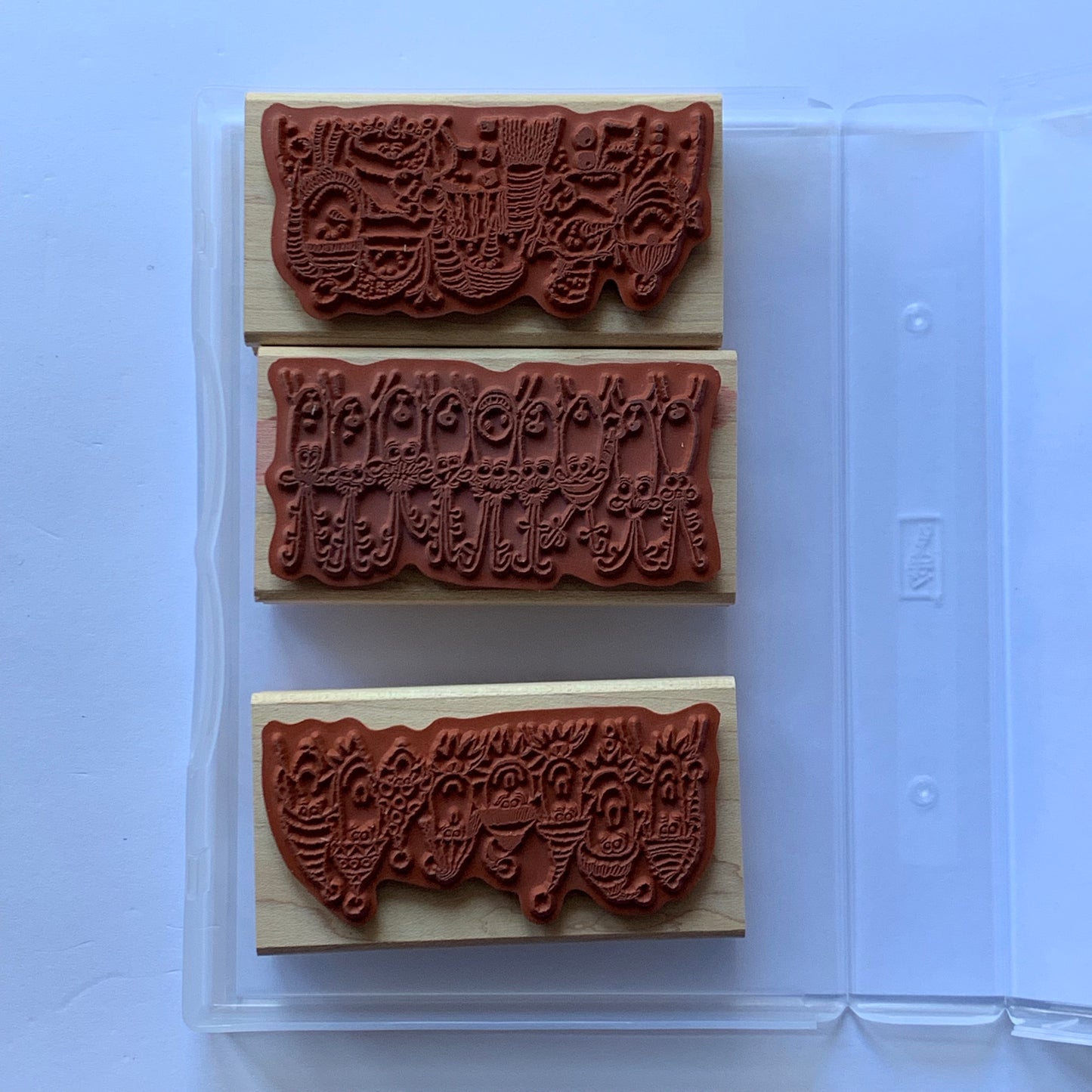 Holiday Line Up | Retired Wood Mount Stamp Set | Stampin' Up!