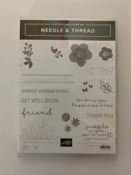 Needle & Thread | Retired Photopolymer Stamp Set | Stampin' Up!