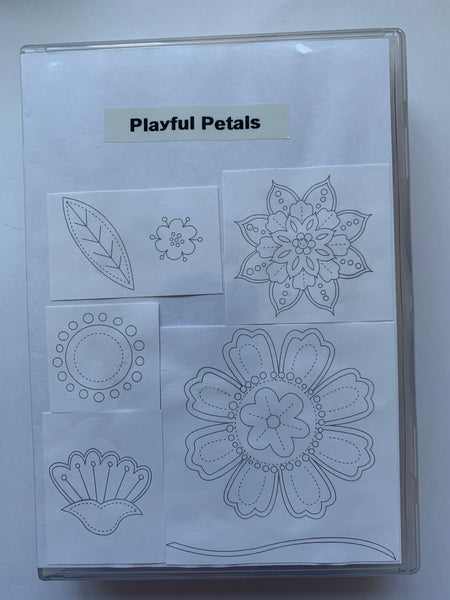 Playful Petals | Retired Wood Mount Stamp Set | Stampin' Up!