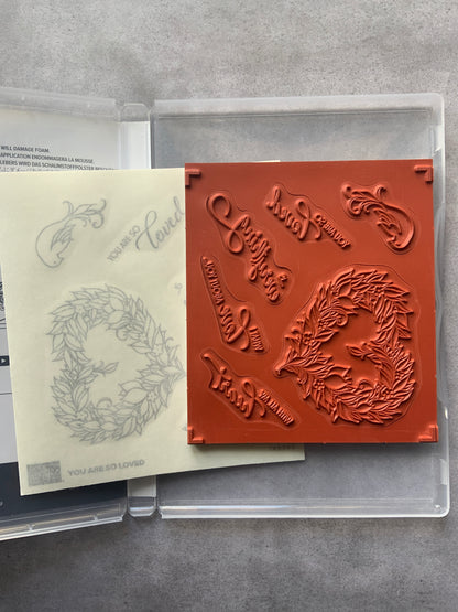 You Are So Loved | Retired Cling Mount Stamp Set | Stampin' Up!