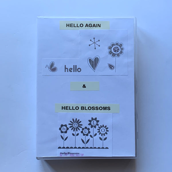 Hello Again and Hello Blossoms | Retired Wood Mount Stamp Set | Stampin' Up!