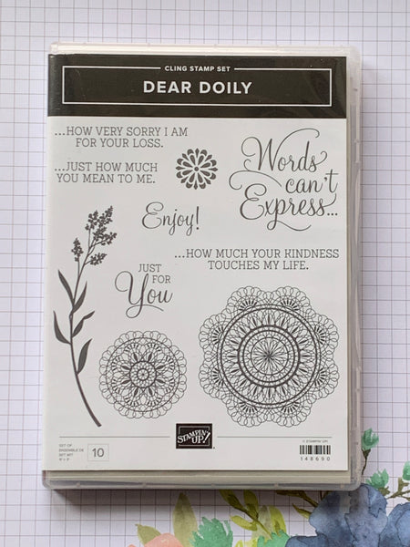 Dear Doily | Retired Cling Mount Stamp Set | Stampin' Up!