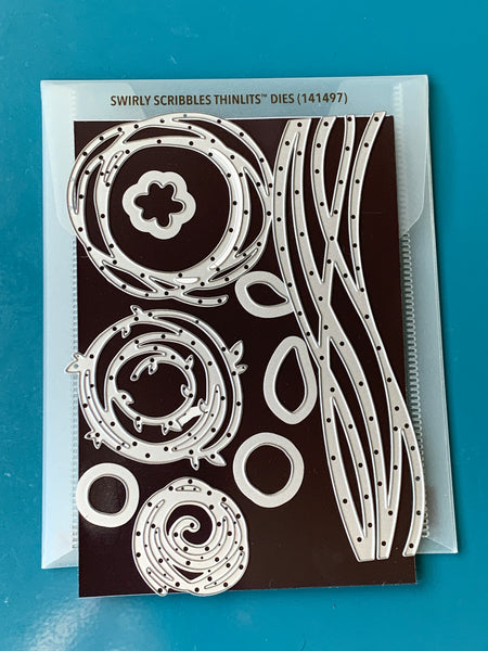 Swirly Scribbles Thinlits Dies | Retired Framelits/Dies Collection | Stampin' Up!