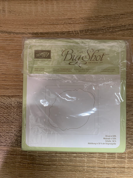 Bigz Clear Oval Accent | Retired Stampin Up Sizzix Die