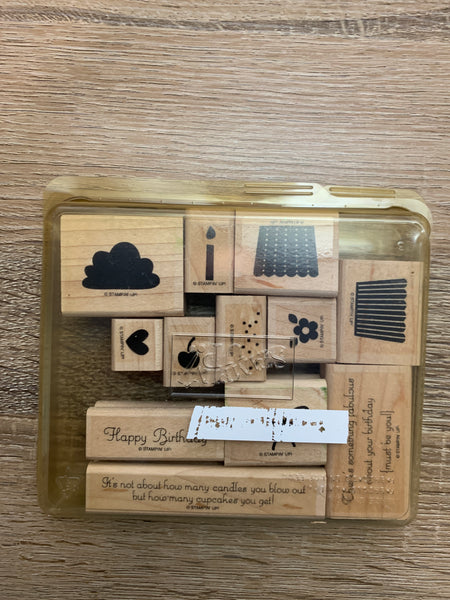 Create a Cupcake | Retired Wood Mount Stamp Set | Stampin' Up!