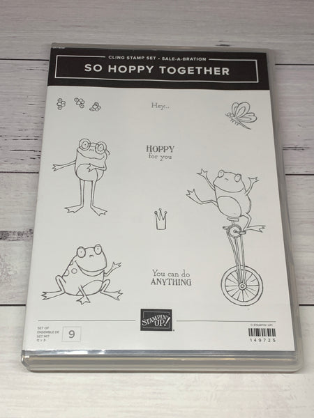 So Hoppy Together | Used Sale-a-Bration 2019 | Retired Cling Mount Stamp Set | Stampin' Up!