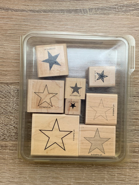 Seeing Stars | Retired Wood Mount Stamp Set | Stampin' Up!