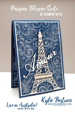 Parisian Blossom Suite Card Kit Tutorial