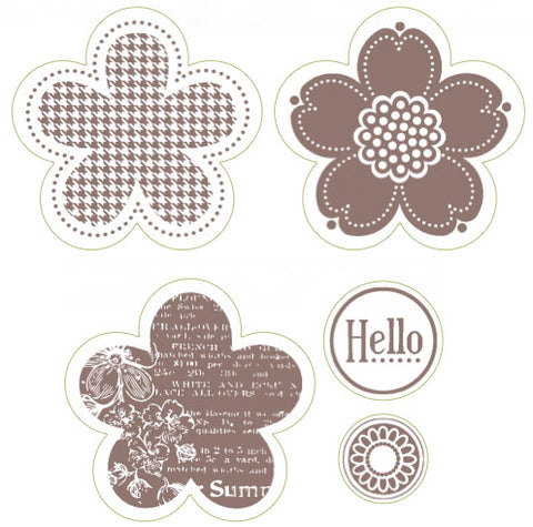 Posy Punch | Retired Wood Mount Stamp Set | Stampin' Up!