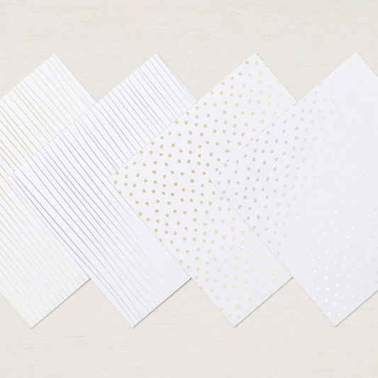 Silver and Gold Specialty Paper | 24 Sheets - Full Pack | Brand New, Unopened | Stampin' Up!