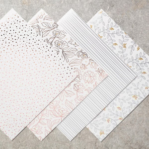 Springtime Foils | 6x12 Specialty Designer Series Paper | Retired | SAB | 8 Sheets