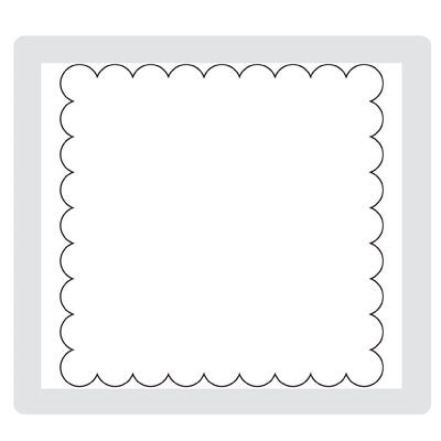 Square Scallop | Retired Stampin Up Sizzix Bigz Die | Stampin' Up!