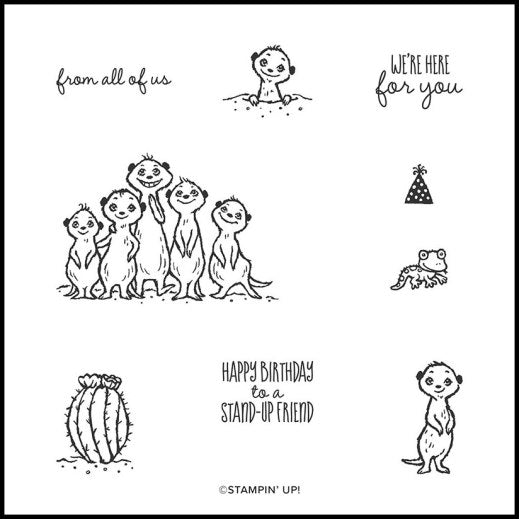 The Gangs all Meer | Saleabration 2020 | Retired Cling Mount Stamp Set | Stampin' Up!